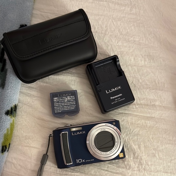 Panasonic Other - Panasonic Blue Digital Camera with Retractable Lens